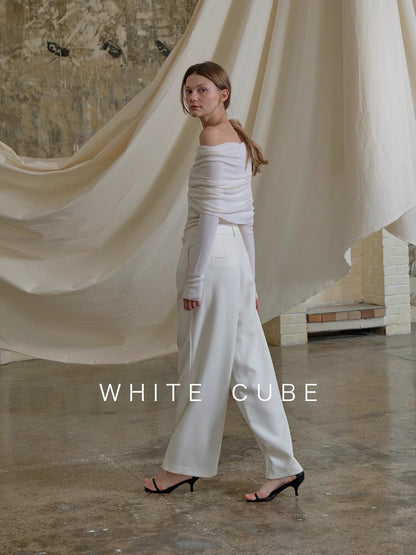 White Cube Wool Top