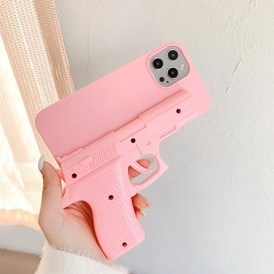 Creative Toy Pistol Mobile Phone Case Suitable