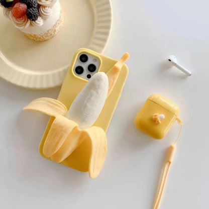 Creative Three-dimensional Banana Pinch Mobile Phone Case