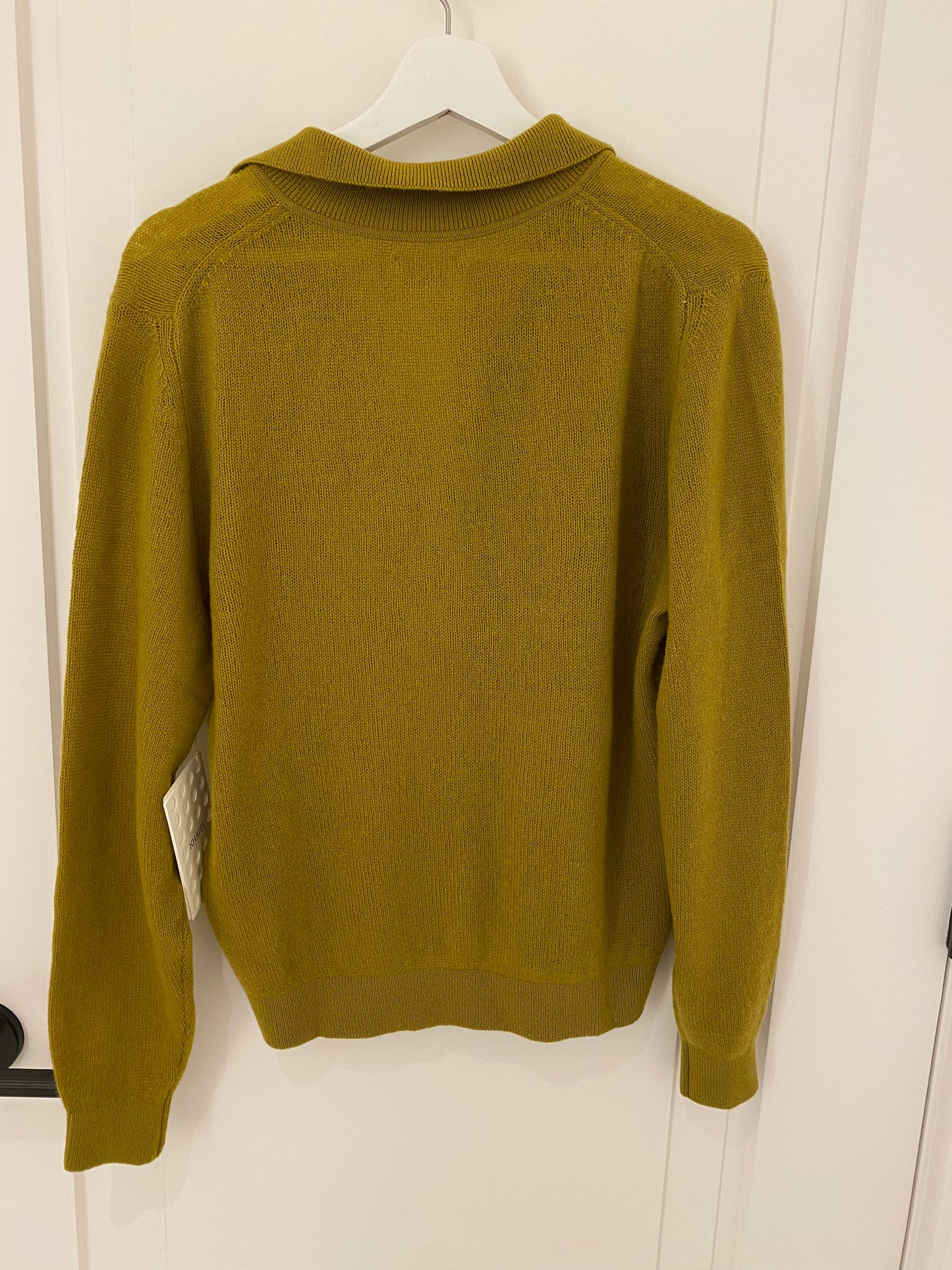Khaite jo stretch cashmere polo sweater Size S