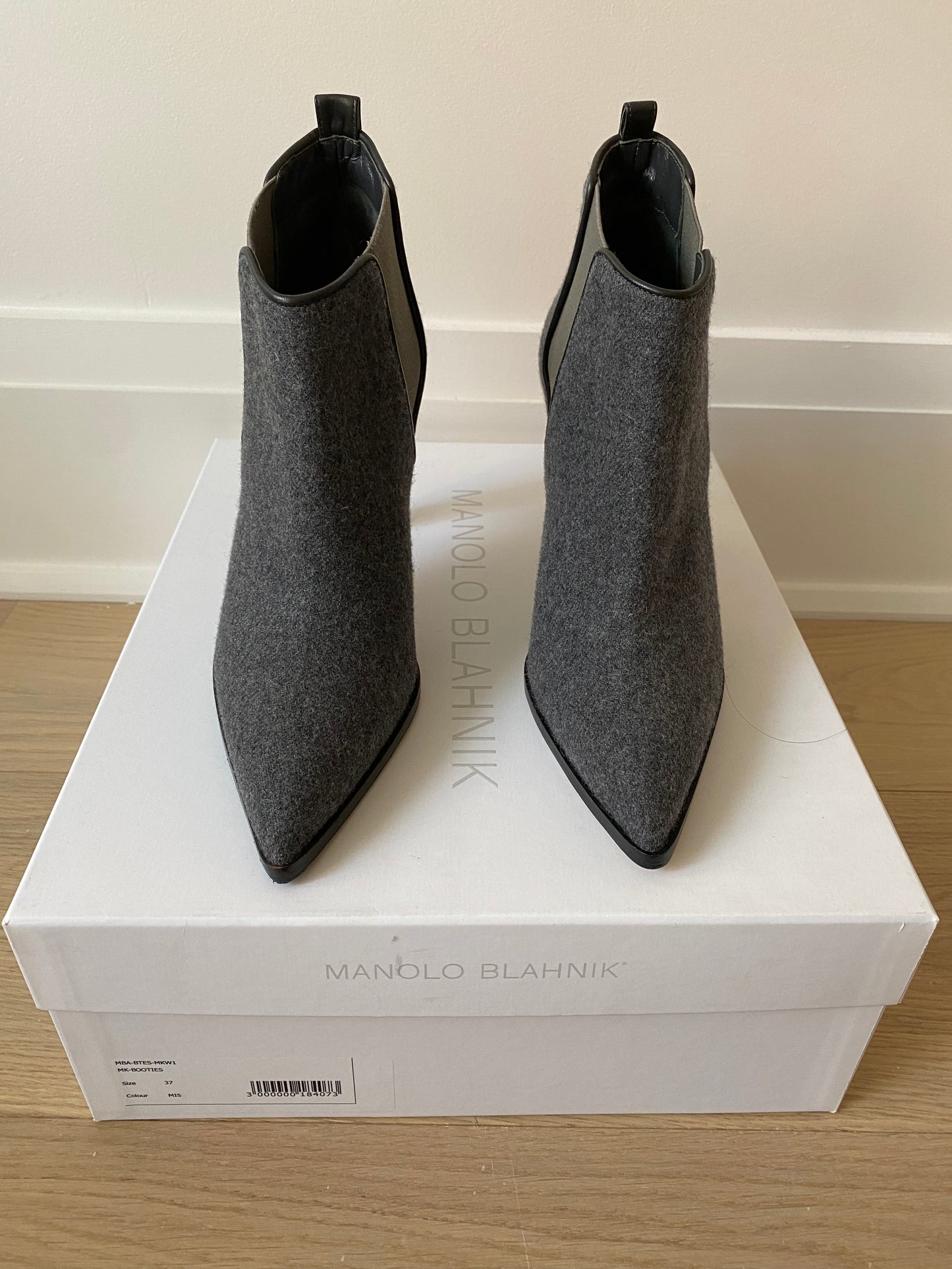Wool Ankle Boots Size 37